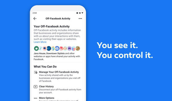 Facebook предоставит пользователям контроль за сбором данных о них